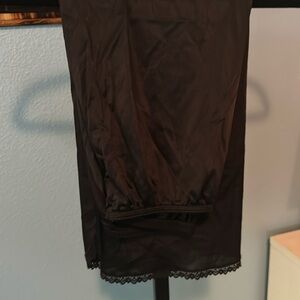 Vintage Black Half Slip